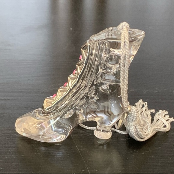 NIB - Lenox Turn of the Century Boot Pave Jewels Crystal Shoe Ornament - Picture 5 of 15